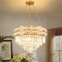 Mercer41 Imma Crystal Empire Chandelier New In Box $1399