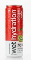 Wet Hydration, 10g Protein Water, Kiwi Strawberry, Zero Sugar, Clear Whey Protein, BCAAs, Low Calorie, Functional Hydration 12 oz / Clean Cause Yerba Mate Blueberry, 15.5 Ounce / Assorted