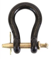 Koch 4002503/M8134 Straight Clevis, 3/4 in, 12000 lb Working Load, 3-3/4 x 1-1/4 in L Usable, Powder-Coated New