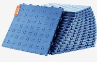 VEVOR Garage Tiles Interlocking, 12 x 12 x 0.53 inch 50 Pack Garage Floor Covering Tiles, Non-Slip Double-Sided Texture Garage Flooring Tiles, for Garages, Basements, Repair Shops, Blue New In Box $199