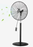 VEVOR Industrial Pedestal Fan, 24 Inch 85-Degree Oscillating Fan, Height Adjustable Standing Fan with 3 Adjustable Speeds, High Power Fan for Warehouse, Garage, Commercial, Black New In Box $299