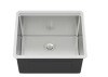 Logmey 24 in. Laundry Sink Undermount Brushed Utility Sink 22.4 Gal. with Bottom Grid new in box $399