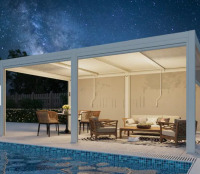 Outdoor Louvered Pergola 4 x 4 x 8 post new in box $299