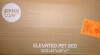 Pettycare Elevated Outdoor Dog Bed - Raised Cot for Large Dogs, Heavy Duty Pet Cot Waterproof, Cooling, Washable Breathable Teslin Mesh, Durable, Non Slip, 42" x 30", Black New In Box $99 - 2