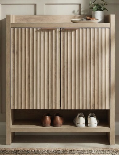 Latitude Run&reg; Nicolee 24 Pair Shoe Storage Cabinet New Open Box $299
