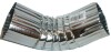 Amerimax Gutter Front Elbow, Style A, 75 Degree, Mill Finish Galvanized Steel, 2 X 3 In. New in Box - 2