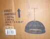 River of Goods 19.5" W 1-Light Arie Metal and Jute Pendant New In Box $299 - 2