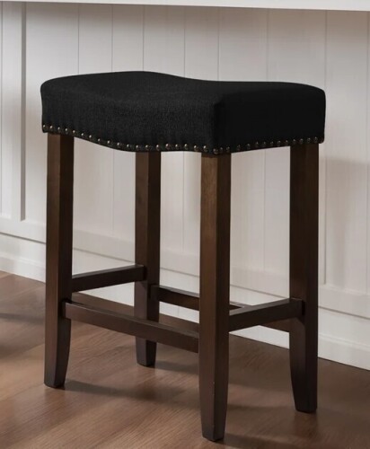 Winston Porter Jaeshon Backless Bar Stool for Kitchen Island, Modern Counter Stool with Wooden Seat $299