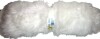 Everly Quinn Haja Fluffy Faux Sheepskin Fur Shag Area Rug in White, 2' x 5' $99 - 2