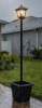 PASAMIC 71" Solar Lamp Post (Full) with Planter $199
