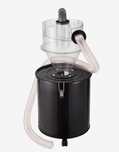 VEVOR Cyclone Dust Separator with Metal Tank, 4" Retrofit Cyclone Separator for Dust Collectors, ABS Dust Deputy With 2" Hole O.D. Connector & Hose for Wet/Dry Shop Vacuums, Fits 13.21 Gallon Tank New In Box $199