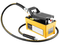 VEVOR 10,000PSI Air Hydraulic Pump, 0.42 Gal Reservoir, NPT 3/8 In Oil Outlet, NPT 1/4 In Inlet, Aluminum Shell Air Actuated Treadle Foot Pump, for Automobile Repair Frame Machine & Hydraulic Press New In Box $299