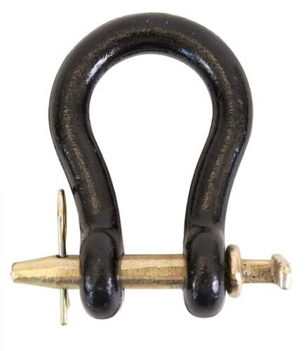 Koch 4002503/M8134 Straight Clevis, 3/4 in, 12000 lb Working Load, 3-3/4 x 1-1/4 in L Usable, Powder-Coated New