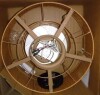 Bay Isle Home&trade; Barby 20'' Boho Caged Ceiling Fan with Rattan Shades, Light Kit And Remote Control New In Box $299 - 2