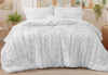 Bedsure Tufted Boho Queen Comforter Set &ndash; 3-Piece Ivory Shabby Bedding, Farmhouse Jacquard Bed Set with Embroidery, All-Season Softness for Cozy Bedrooms & Boho-Chic Gifts $299
