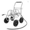 VEVOR Hose Reel Cart, Hold Up to 250 ft of 5/8&rsquo;&rsquo; Hose, Garden Water Hose Carts Mobile Tools with 4 Wheels, Heavy Duty Powder-coated Steel Outdoor Planting with Storage Basket, for Garden, Yard, Lawn New In Box $199