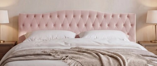 Lark Manor&trade; Queen Size Aveigha Upholstered Headboard New In Box $299