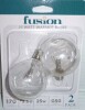 Fusion 2pk 25W Light Bulbs for Wax Warmers New in Box - 2