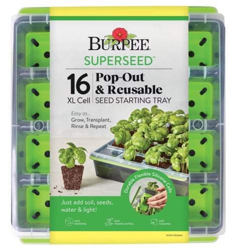 Burpee 16 XL Cell SuperSeed Seed Starting Tray New In Box