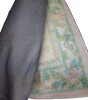 Bungalow Rose 6' x 9' Vilve Floral Machine Washable Light Green/Ivory/Yellow Indoor Area Rug With Non-Slip Backing $299 - 2