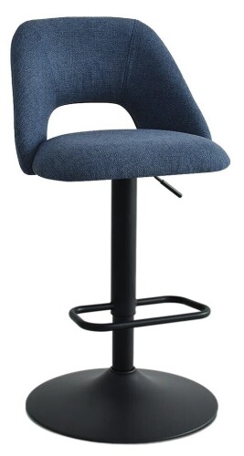 Mercury Row&reg; Bridgette 24"-32" Swivel 360&deg; Upholstered Footrests Adjustable Height Bar Stool New In Box $399