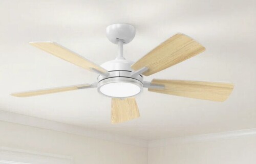 17 Stories Ayan 46" W Dimmable LED Ceiling Fan New In Box $299