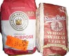 King Arthur All Purpose Unbleached Flour, 10 lb / Stone-Buhr - Whole Wheat Flour, 5 lb / Assorted - 2