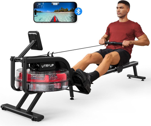 UTRYUP Magnetic Rowing Machines for Home (R05), Water Rowing (R10), 16 Levels of Quiet Resistance Foldable Compact Rowing Machine 350 LB Weight Capacity with Bluetooth, App Supported, Tablet Holder New In Box $299