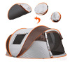 Mapskey 3-4 Person Camp Tent, Auto Setup Pop Up,Waterproof Lightweight with Mesh Doors & Windows Similar to Picture New In Box $299