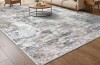 Bungalow Rose Machine Washable Area Rug Abstract Rugs with Non-Slip Backing for Bedroom Living Room, 9' x 12' New in Box $399