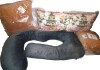 Latitude Run&reg; Pregnancy Pillow For Sleeping - U Shaped Full Body Maternity Pillow With Removable Cover - Support For Back, Legs, Belly, Hips - Grey / DESIGNER PILLOW Dann Foley Lifestyle Duck Feather 6in Ht. X 36in W. X 14in D. / Assorted New Assorted $99 - 2