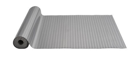 VEVOR Garage Floor Mat, 19 x 4.9 FT PVC Garage Flooring Roll, Non-Slip Diamond Texture, 93.65 sq.ft Covering Space, Garage Mats for Under Cars, for Gyms Boats Car Trailer, Gray New In Box $199
