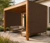 Colourtree 12' x 16' Pergola Cover High Density Shade Replacement Canopy with Stainless Steel Weighted Rod $399