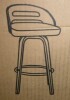 Corrigan Studio&reg; Hesson Swivel Faux Leather Low Back Bar Stool New in Box $399 - 2