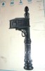 Gibraltar Mailboxes Stratford Decorative Plastic Post Mount Black Mailbox New Open Box $299 - 2
