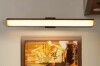 RRTYO Robert 35.4 in. Linear Modern Black Long Strip Integrated LED Outdoor Wall Light Waterproof Linear Wall Sconce $299