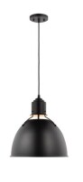 Visual Comfort Studio Huey Pendant Light in Midnight Black New In Box $299