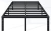 Hafenpo 14 Inch Queen Bed Frame - Sturdy Metal Platform Queen Size, No Box Spring Needed, Heavy Duty, Easy Assembly, Strong Bearing Capacity, Under Bed Storage, Black New Shelf Pull $99