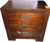 Riverside Riata 3 Drawer Nightstand with Charging Station in Walnut $299 - 2
