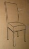 Winston Porter Upholstered Dining Side Chair with High Back and Nailhead Trim, Solid Wood Legs, Modern Parsons for Dining Room New In Box $399 - 2