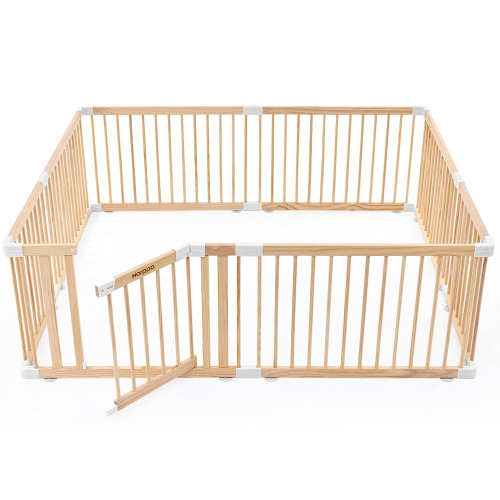 HARPPA Grovi Wooden Playpen, Play Yard, Playpen for Babies and Toddlers GREENGUARD Gold Certified, BSA Verified, New Zealand Pine, Non-Toxic, Smooth Face, Rounded Edges, Expandable Design, 4 Sizes New In Box $299