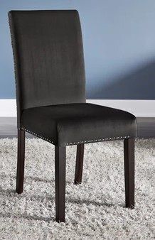 Winston Porter Upholstered Dining Side Chair with High Back and Nailhead Trim, Solid Wood Legs, Modern Parsons for Dining Room New In Box $399