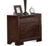 Riverside Riata 3 Drawer Nightstand with Charging Station in Walnut $299
