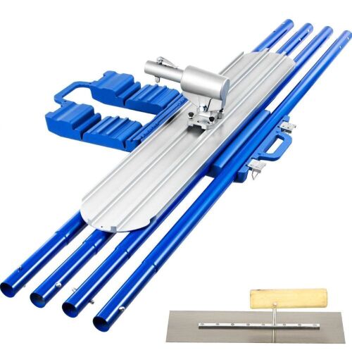 VEVOR Bull Float Magnesium Concrete Float 48 x 8" Round End Concrete Float Tool Cement Tool Bull Concrete Kit Bull Float with 4 Float Handle Bull Float Bracket Concrete Tools Finishing Bull Float New in Box $299