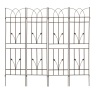 Red Barrel Studio&reg; 4 Pack 71" x 17.7" Rustproof Brown Metal Garden Trellis Outdoor Climbing Flower Plant Support New In Box $299