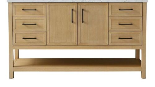 Willa Arlo&trade; Interiors Stratford 60'' Single Bathroom Vanity Cabinet New Floor Model $2599