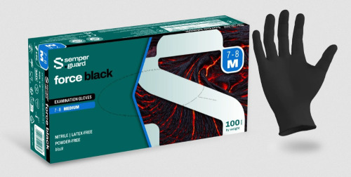 Semperguard Powder Free Exam Gloves Size Small/Medium, 100 Count New In Box Assorted