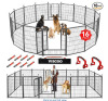 VISCOO Dog Playpen Outdoor, 16 Panels 40" High Metal Dog Fence with Gate new in box $299
