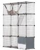 VEVOR Large 4-tier Cat Cage, 41 x 14 x 55", Detachable Metal Wire Cat Enclosure, with Litter Box Hammock Ramp ladders, Indoor & Outdoor Crate Exercise Place Ideal for Kitty, Small Animals, Black New In Box $199