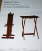 Linon Tray Table Set in Brown Faux Marble & Wood New in Box $299 - 2